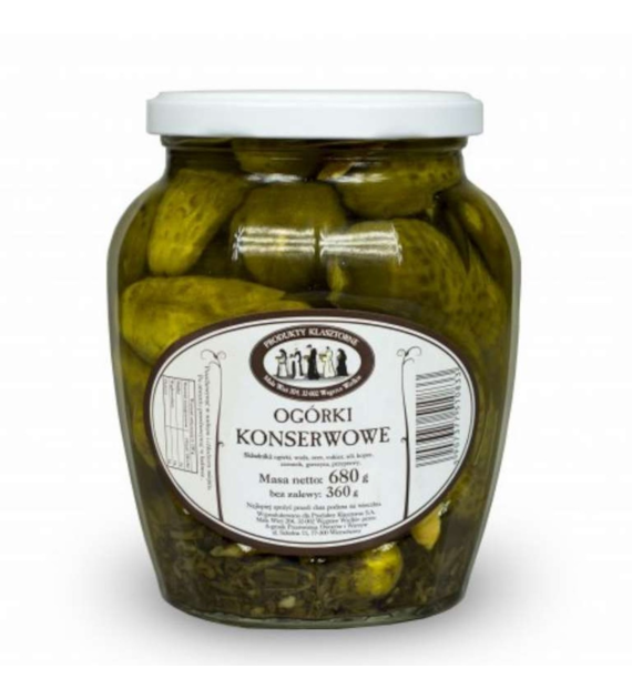 Ogórki konserwowe 680 g / 360 g