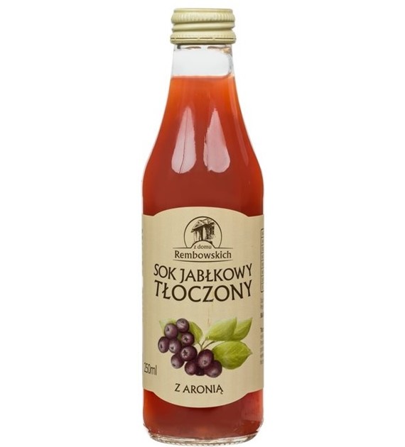 Sok jabłkowy tłoczony z aronią 250 ml