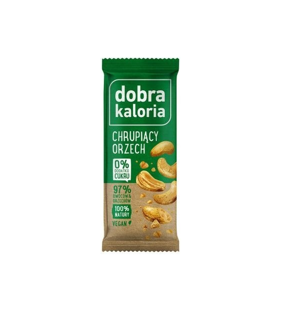 Baton owocowy chrupiący orzech 35 g