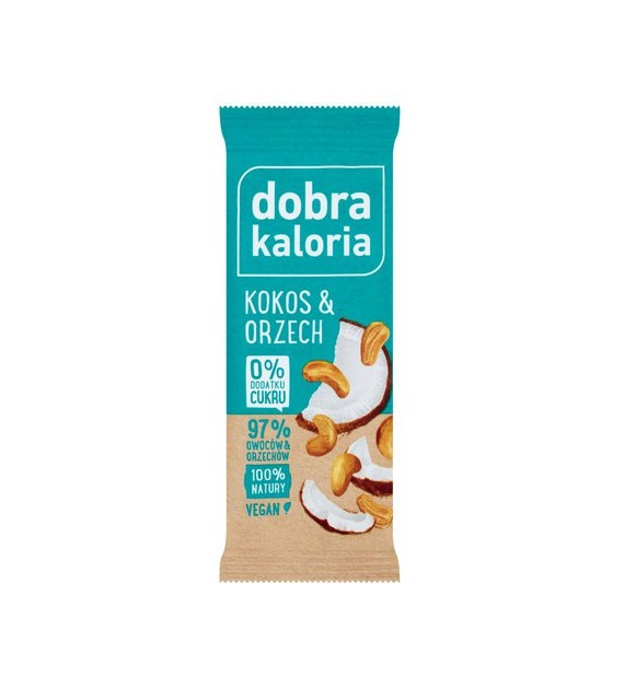 Baton owocowy kokos & orzech 35 g