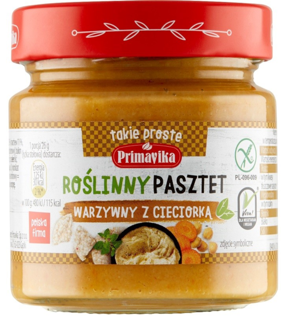 Pasztet warzywny z cieciorką 160 g