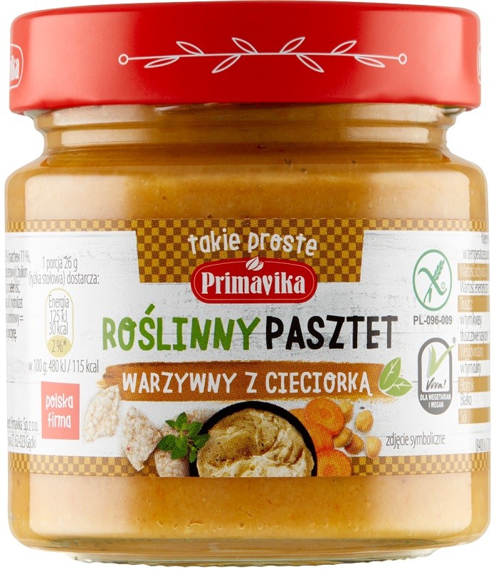 Pasztet warzywny z cieciorką 160 g