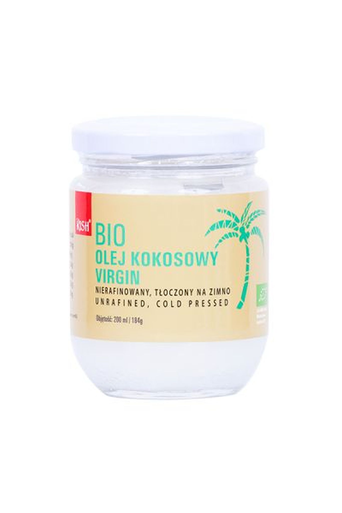 Olej kokosowy virgin BIO 200 ml/ 184 g