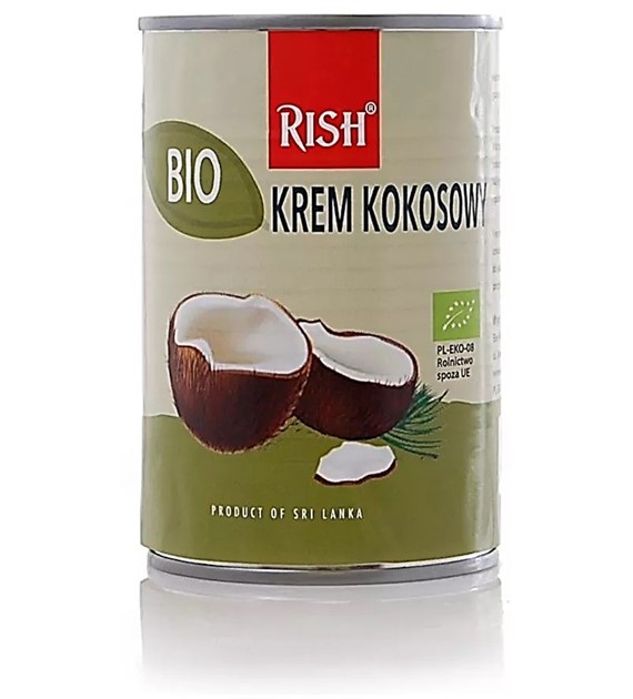 Krem kokosowy 17% tłuszczu ( mleczko kokosowe ) BIO 400 ml