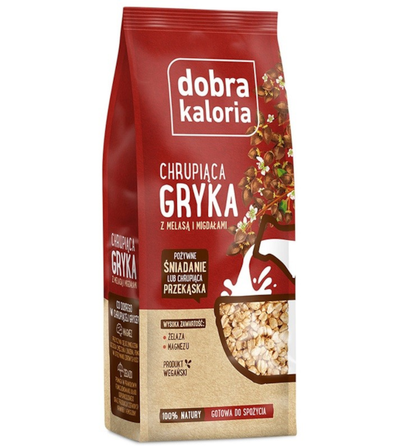Chrupiąca gryka z melasą i migdałami 100 g